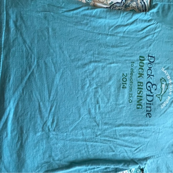 Dock & Dine Old Saybrook CT 2014 T-Shirt Size Medium Never Worn Collectible - Picture 3 of 4